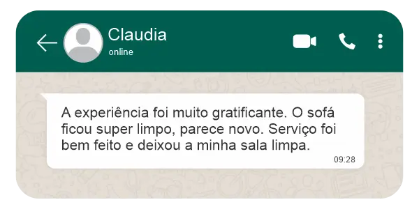 Avaliação Limpeza e Higienização de Estofados 3