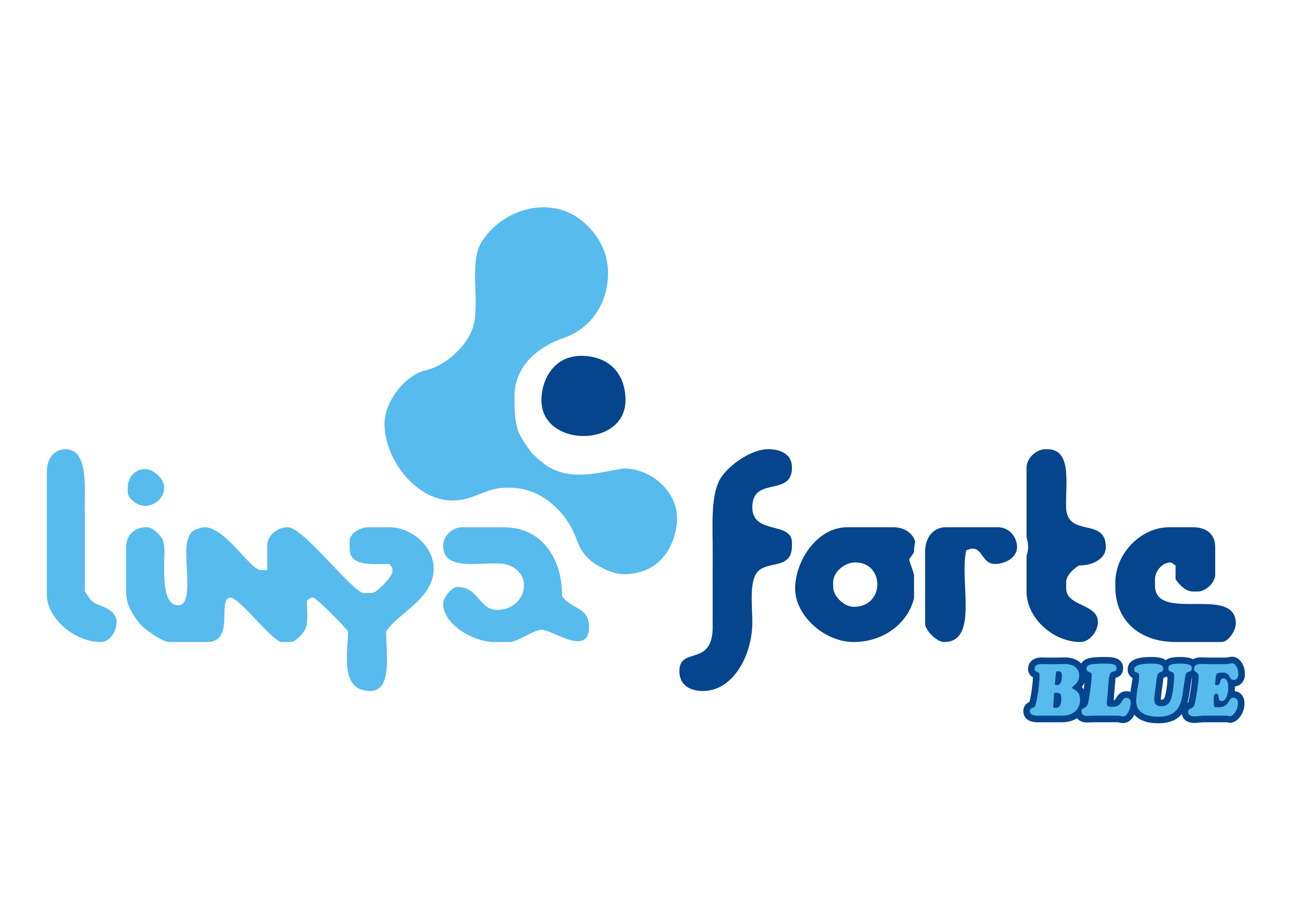 Logo Limpa Forte Blue